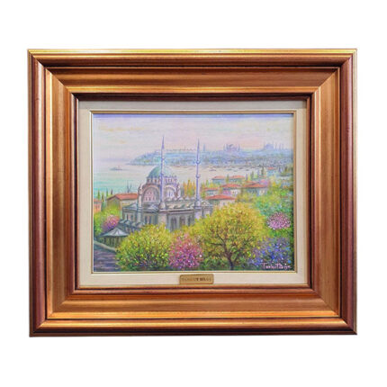 Tankut Bilge (1942) Cihangir’den Tophane. İstanbul Manzara Tablosu